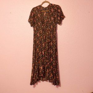 Flower pattern dress